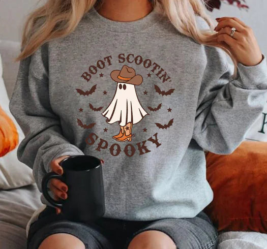 Cowboy Ghost Halloween Hoodie