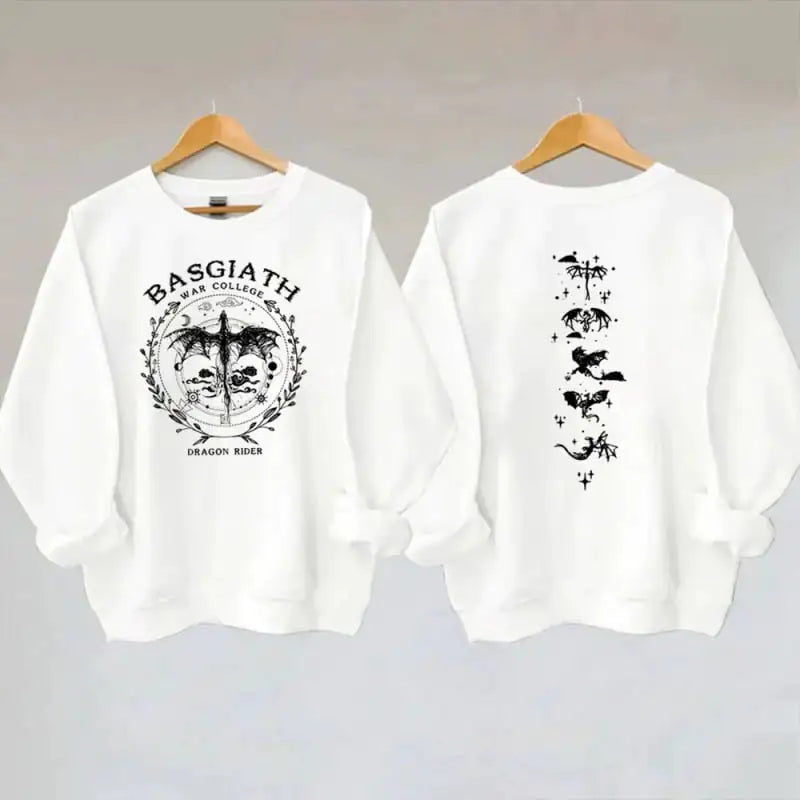 Gold Dragon Fourth Wing Basgiath Sweatshirt