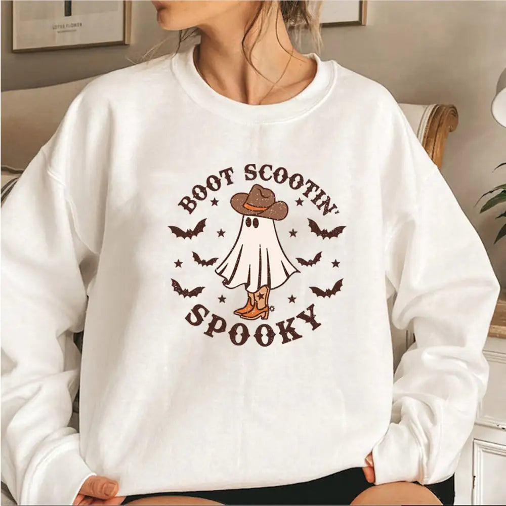 Cowboy Ghost Halloween Hoodie