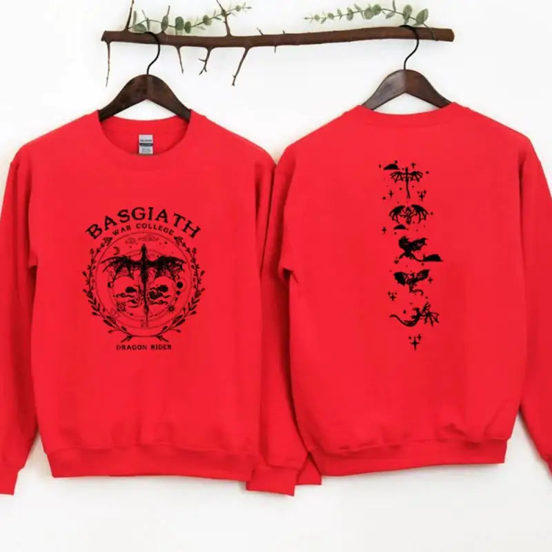 Gold Dragon Fourth Wing Basgiath Sweatshirt