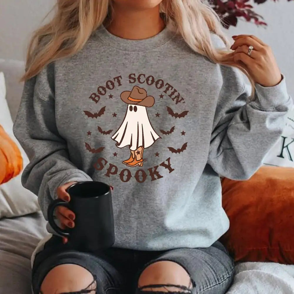 Cowboy Ghost Halloween Hoodie