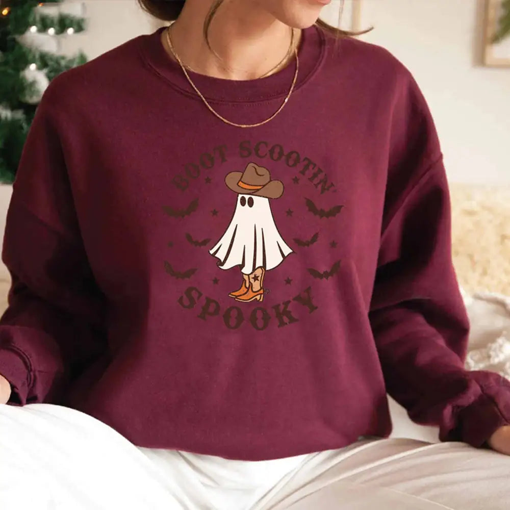 Cowboy Ghost Halloween Hoodie