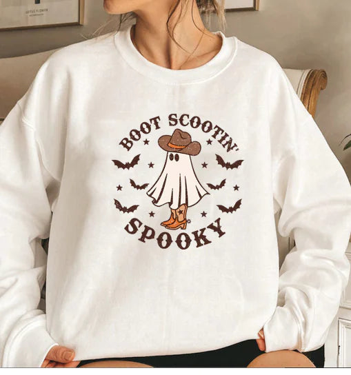 Cowboy Ghost Halloween Hoodie